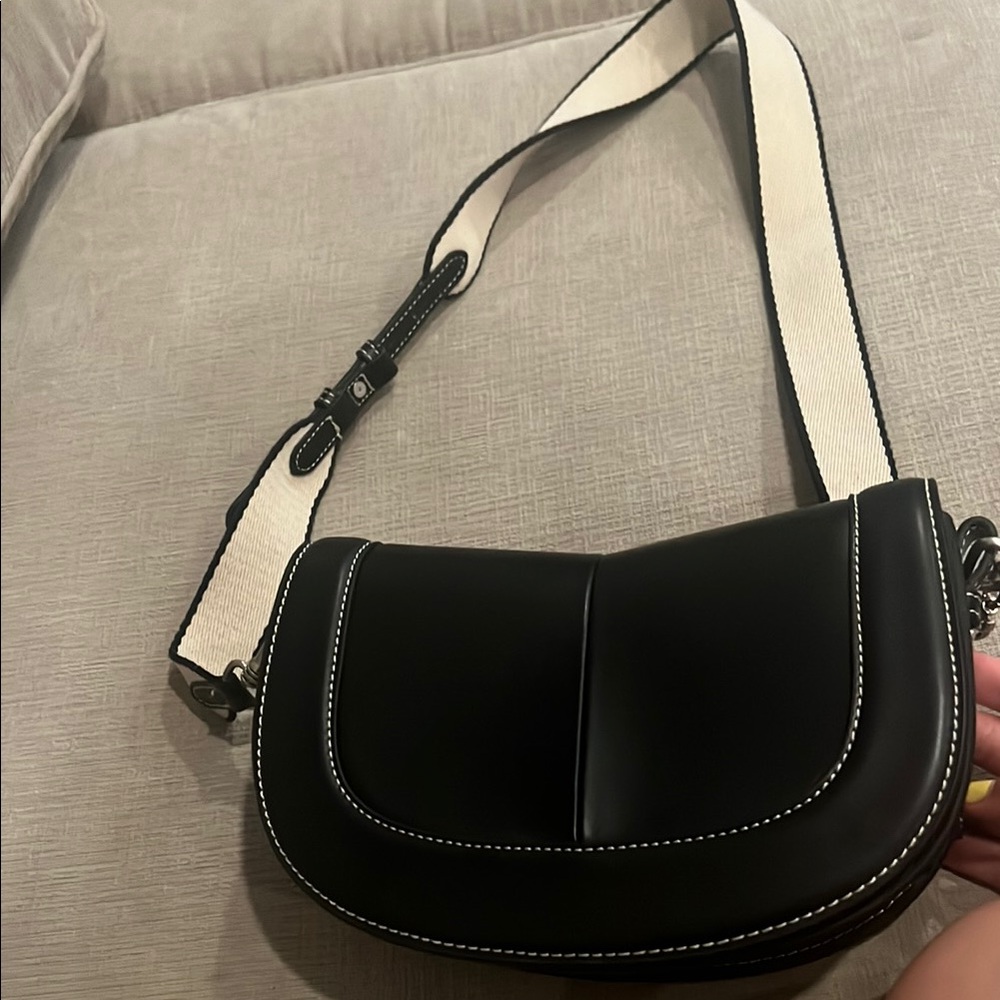 Stylish Black Crossbody Bag